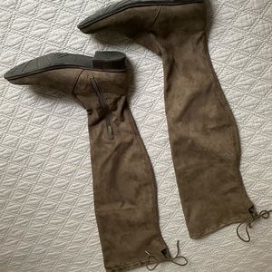Marc Fisher Vegan Suede OTK Over The Knee Boots